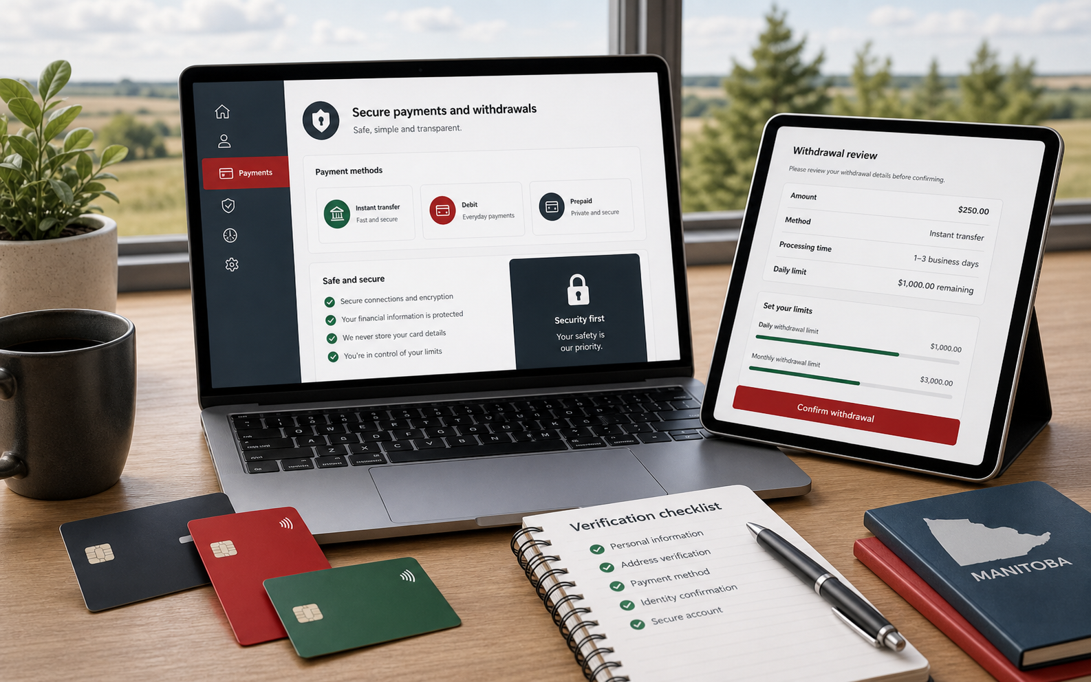 Secure payment review and verification checklist
